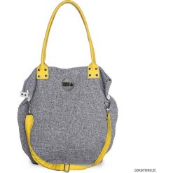 Torba Worek Basmati. Czarne torebki klasyczne damskie marki Pakamera, z tkaniny. Za 189,00 zł.