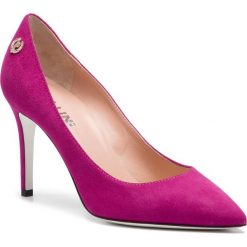 Szpilki POLLINI - SA10038C17TA0606 Ciclamino. Fioletowe półbuty damskie marki Pollini, bez wzorów, ze skóry, bez obcasa, na obcasie, bez zapięcia. Za 1099,00 zł.