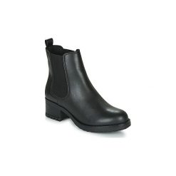 Botki Betty London LUCENE. Czarne botki damskie Betty London, bez obcasa, bez zapięcia. Za 399,00 zł.