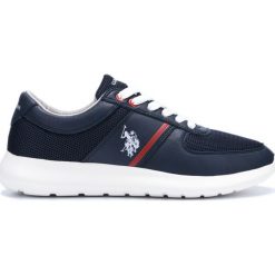 U.S. Polo Assn Dillier Tenisówki Niebieski. Niebieskie trampki męskie U.S. Polo Assn., bez wzorów, z materiału, bez zapięcia. Za 292,95 zł.