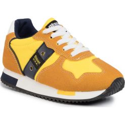 Sneakersy BLAUER - S0DASH02/NYL M Yellow. Żółte półbuty dziewczęce Blauer, na sznurówki. W wyprzedaży za 209,00 zł.