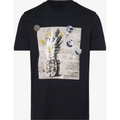 BOSS Casual - T-shirt męski – Troaar 4, niebieski. Niebieskie t-shirty męskie BOSS Casual, m, z nadrukiem, casualowe, bez kołnierzyka. Za 229,95 zł.