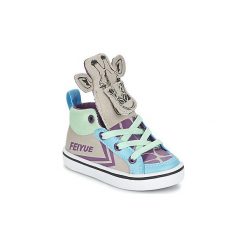 Buty Dziecko Feiyue DELTA MID ANIMAL. Szare trampki chłopięce marki Feiyue, bez wzorów, bez zapięcia. Za 263,20 zł.