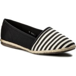 Espadryle JENNY FAIRY - WS17020-3 Czarny. Brązowe espadryle damskie Jenny Fairy, na co dzień, bez wzorów, ze skóry ekologicznej, bez obcasa, na obcasie, bez zapięcia. Za 59,99 zł.