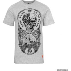 T - shirt Keep Your Brain Sharp. Szare t-shirty męskie Pakamera, m, bez wzorów, z bawełny, bez kołnierzyka. Za 95,00 zł.
