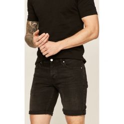 Scotch & Soda - Szorty jeansowe. Czarne spodenki i szorty męskie Scotch & Soda, bez wzorów, z elastanu, casualowe. Za 339,90 zł.