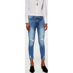 Mango - Jeansy Isa2. Niebieskie rurki damskie marki Mango. Za 139,90 zł.