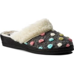 Kapcie SERGIO BARDI - Frassino SS127344118PF 909. Szare klapki damskie Sergio Bardi, z aplikacjami, z wełny, bez obcasa. Za 89,00 zł.