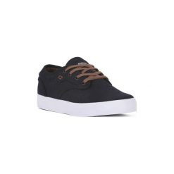 Buty Globe MOTLEY BLACK HEMP. Czarne trampki męskie Globe, bez wzorów, bez zapięcia. Za 219,92 zł.