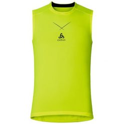 Odlo Koszulka tech. Odlo Ceramicool Singlet crew neck rozmiar XL żółta. Żółte t-shirty męskie marki Odlo, m. Za 119,95 zł.
