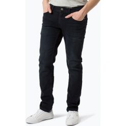 Tommy Jeans - Jeansy męskie – Scanton, niebieski. Niebieskie jeansy męskie marki Tommy Jeans, l, z nadrukiem, z bawełny, bez kaptura. Za 449,95 zł.