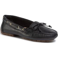 Mokasyny CLARKS - C Mocc Boat 261492704 Black Leather. Czarne mokasyny damskie Clarks, na co dzień, bez wzorów, ze skóry, bez obcasa, bez zapięcia. W wyprzedaży za 339,00 zł.