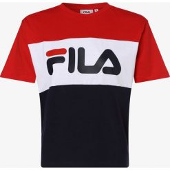 FILA - T-shirt damski – Allison, niebieski. Niebieskie t-shirty damskie Fila, xs, bez wzorów, bez kołnierzyka. Za 99,95 zł.