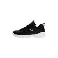 Buty Fila 1010561 RAY LOW. Czarne trampki męskie Fila, bez wzorów, bez zapięcia. Za 347,81 zł.