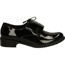 Mokasyny - 23008 VER NER. Czarne mokasyny damskie marki Venezia, ze skóry. Za 229,00 zł.