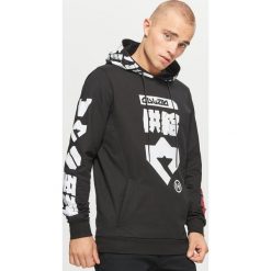 Odzież: Bluza z napisami - Czarny