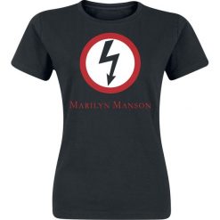 Bluzki damskie: Marilyn Manson Classic Bolt Koszulka damska czarny