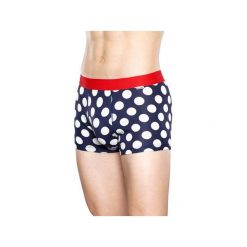 Bielizna męska Happy Socks - Big Dot Trunk (BDO87-6004). Szara bokserki męskie Happy Socks, z materiału. Za 79,90 zł.