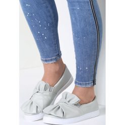 Trampki i tenisówki damskie: Szare Slip On Wendy