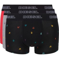 Diesel 3-pack Bokserki Czarny Czerwony Szary. Szare bokserki męskie Diesel, bez wzorów, z elastanu. Za 206,95 zł.