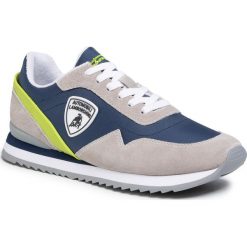Sneakersy LAMBORGHINI - E0XVBSA1 71469 911. Niebieskie sneakersy męskie Lamborghini, bez zapięcia. W wyprzedaży za 439,00 zł.