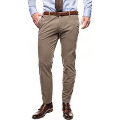Spodnie galar 214 brąz slim fit. Spodnie męskie Recman, m, bez wzorów. Za 229,00 zł.