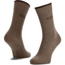 Zestaw 3 par wysokich skarpet męskich CAMEL ACTIVE - 6593 Earth Brown 798. Pomarańczowe skarpetki męskie marki Camel Active, bez wzorów, z elastanu. Za 39,00 zł.