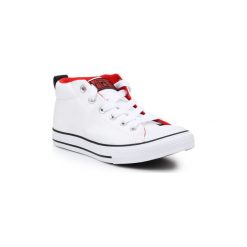 Buty Converse CT Street Mid 649997C. Białe trampki i tenisówki damskie marki Converse, bez wzorów, bez zapięcia. Za 200,93 zł.