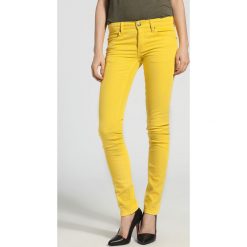 Cheap Monday - Jeansy. Szare jeansy damskie skinny marki Cheap Monday, z aplikacjami, z bawełny, z obniżonym stanem. W wyprzedaży za 49,90 zł.