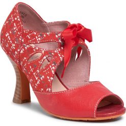 Półbuty LAURA VITA - Hoco 01 SL6099-1 Rouge. Czerwone półbuty damskie LAURA VITA, bez wzorów, ze skóry, bez obcasa, bez zapięcia. W wyprzedaży za 279,00 zł.