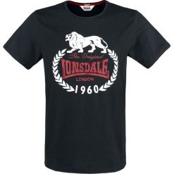 Lonsdale London Original 1960 T-Shirt czarny. Czarne koszulki męskie marki Lonsdale London, m, z nadrukiem, z okrągłym kołnierzem. Za 42,90 zł.