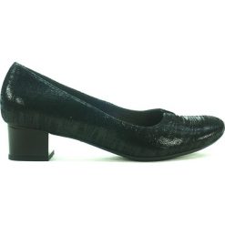 CZÓŁENKA DAMSKIE BIO 5763 CZA. Czółenka damskie BIOECO, bez wzorów, ze skóry, bez obcasa. Za 249,00 zł.