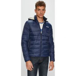Wrangler - Kurtka. Niebieskie płaszcze męskie Wrangler, m, bez wzorów, z poliesteru, krótkie, z kapturem. W wyprzedaży za 269,90 zł.
