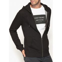 Rozpinana bluza z kapturem. Czarne bluzy męskie rozpinane marki R édition, l, z bawełny, z długim rękawem, długie, z kapturem. Za 70,52 zł.
