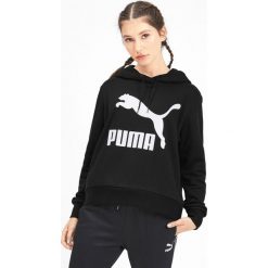 Puma Classics Bluza Czarny. Czarne bluzy damskie Puma, s, z nadrukiem, z bawełny, bez rękawów, bez kaptura. Za 257,95 zł.