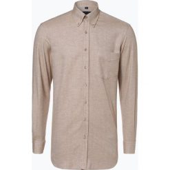 Andrew James - Koszula męska – Two Ply, beżowy. Brązowe koszule męskie Andrew James, m, z tkaniny, z podwójnym kołnierzykiem. Za 179,95 zł.