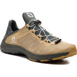 Buty SALOMON - Amphib Bold 406818 27 V0 Taos Taupe/Urban Chic/White. Brązowe buty sportowe męskie marki Salomon, z tworzywa sztucznego, bez zapięcia, do biegania. Za 429,00 zł.