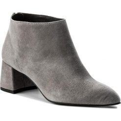 Botki GINO ROSSI - Hiromi DFH635-Z62-RC00-8500-0 90. Szare botki damskie skórzane Gino Rossi. W wyprzedaży za 279,00 zł.