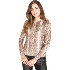 Vero Moda Snack Sweter Brązowy. Pomarańczowe bluzy damskie Vero Moda, l, bez wzorów, z poliesteru, bez rękawów, bez kaptura. Za 154,95 zł.