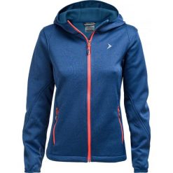 Softshell damski SFD600 - DENIM MELANŻ - Outhorn. Pomarańczowe kurtki damskie marki Outhorn, na zimę, bez wzorów, z materiału, bez kaptura. W wyprzedaży za 118,99 zł.