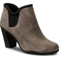 Botki damskie: Botki CLARKS - Adya Bella 261294724 Dark Grey Suede