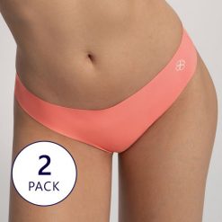 Dwupak brazylian sportowych Air Lite. Majtki damskie Dorina, s, bez wzorów, z bawełny. Za 45,99 zł.