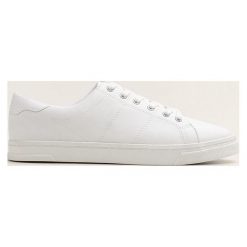 Mango - Buty Ada. Białe buty sportowe damskie Mango, bez wzorów, z poliesteru, sportowe. Za 119,90 zł.