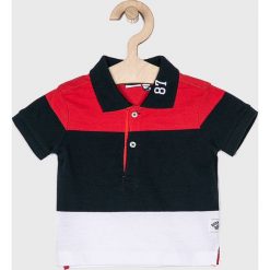 Blukids - Polo dziecięce 68-98 cm. Czerwone t-shirty chłopięce Blukids, bez wzorów, z bawełny, z krótkim rękawem. W wyprzedaży za 29,90 zł.