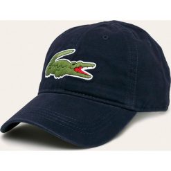 Lacoste - Czapka. Czarne czapki męskie Lacoste, bez wzorów, z bawełny. Za 239,90 zł.