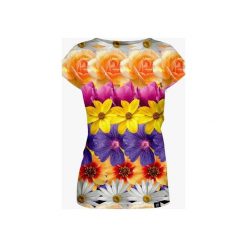 Floral Kaleidoscope women's t-shirt. Brązowe t-shirty damskie marki Mars from venus, s, bez wzorów, bez kołnierzyka. Za 118,30 zł.
