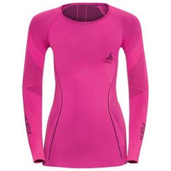 Odlo Koszulka tech. Odlo Shirt l/s crew neck EVOLUTION WARM Muscl - 185001 - 185001/30330/S. Różowe bluzki damskie Odlo, s. Za 249,76 zł.