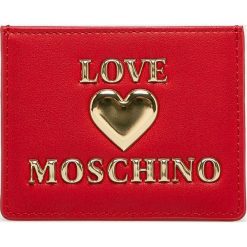 Love Moschino - Portfel. Czerwone portfele damskie Love Moschino, bez wzorów, ze skóry ekologicznej. Za 269,90 zł.