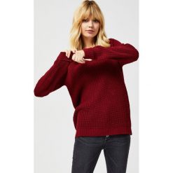 Sweter gładki. Czerwone swetry damskie Moodo, m, długie. Za 39,99 zł.