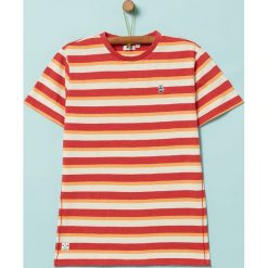 OVS - T-shirt dziecięcy 146-170 cm. Czerwone t-shirty chłopięce OVS, bez wzorów, z bawełny, bez rękawów. Za 59,90 zł.